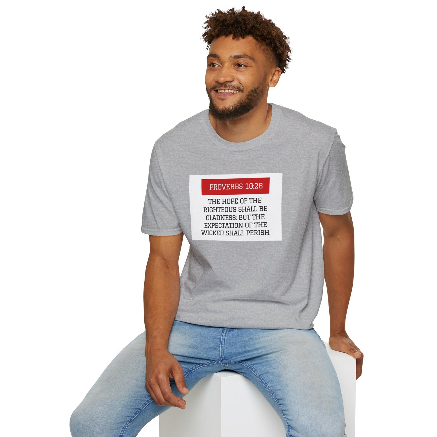 Unisex Proverbs 10:28 Tee