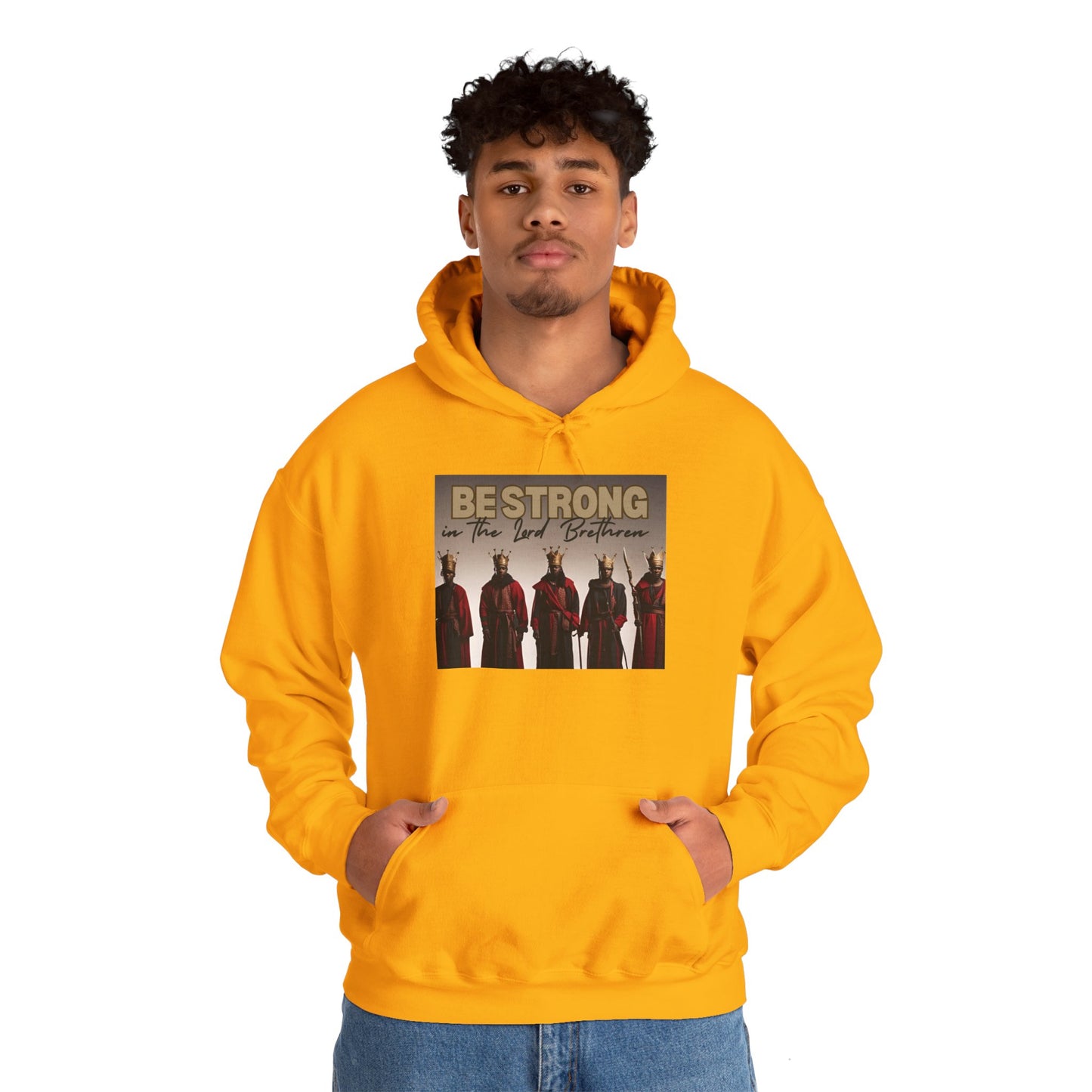 Be Strong Unisex Heavy Blend™ Hooded Sweatshirt