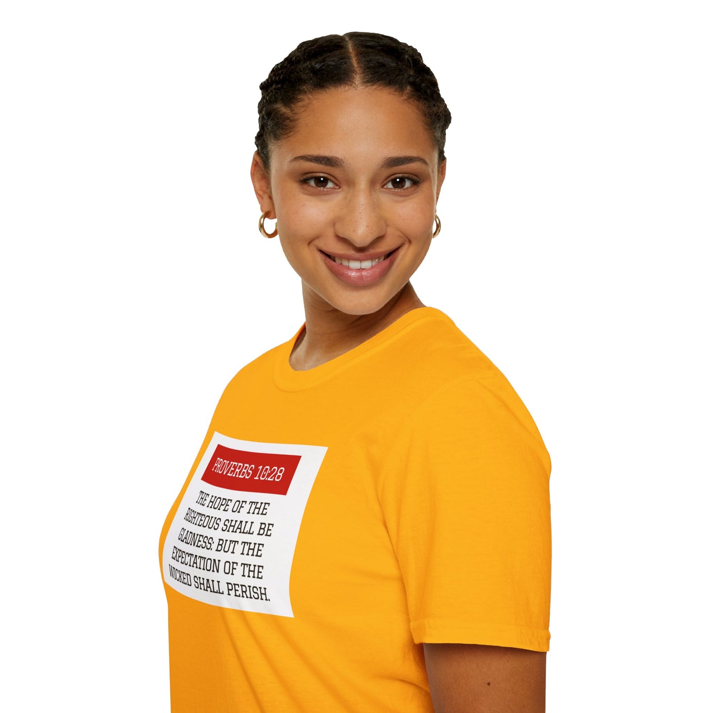 Unisex Proverbs 10:28 Tee