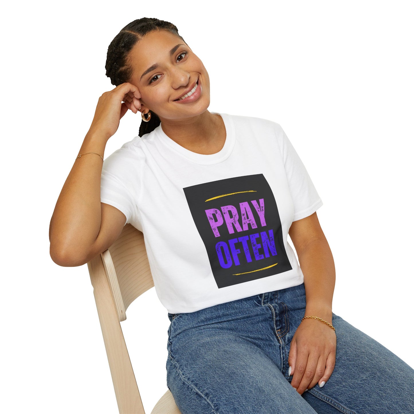 Pray Often Unisex Softstyle Tee