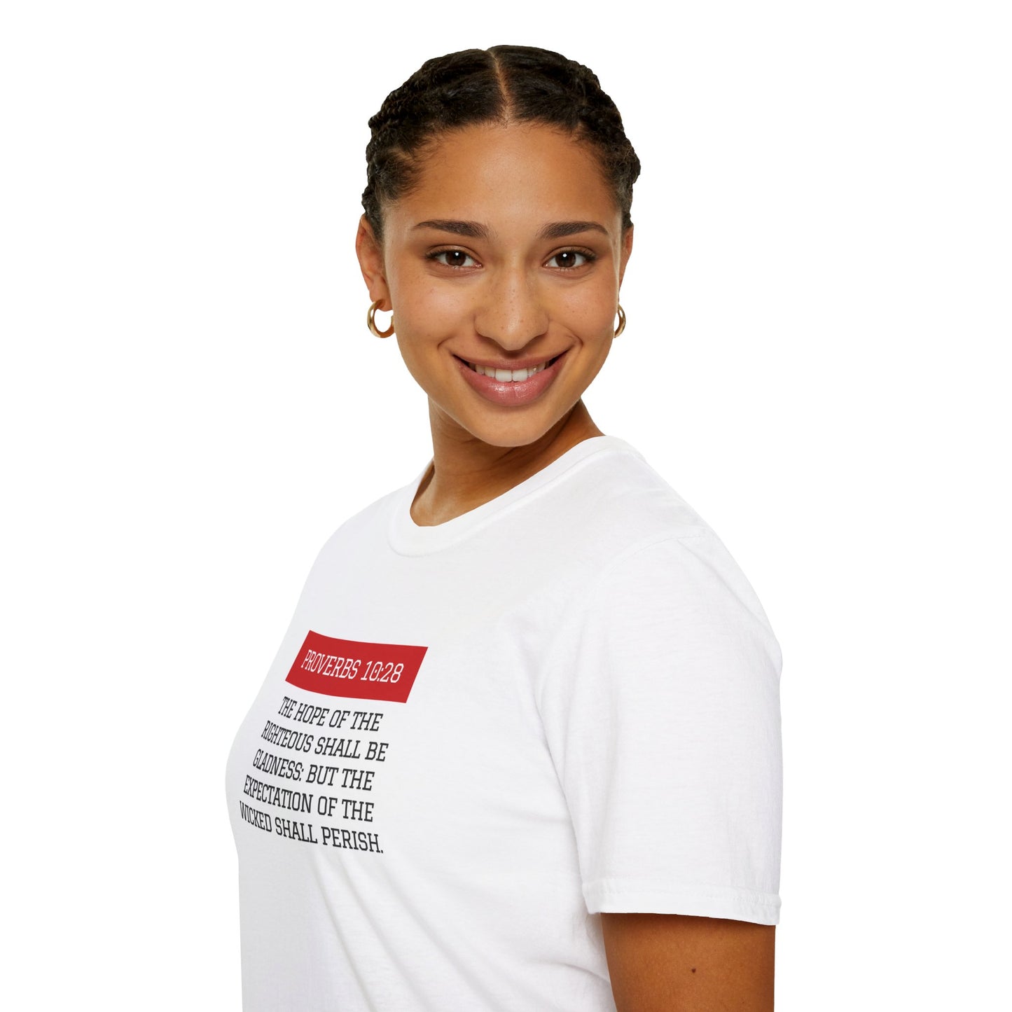 Unisex Proverbs 10:28 Tee