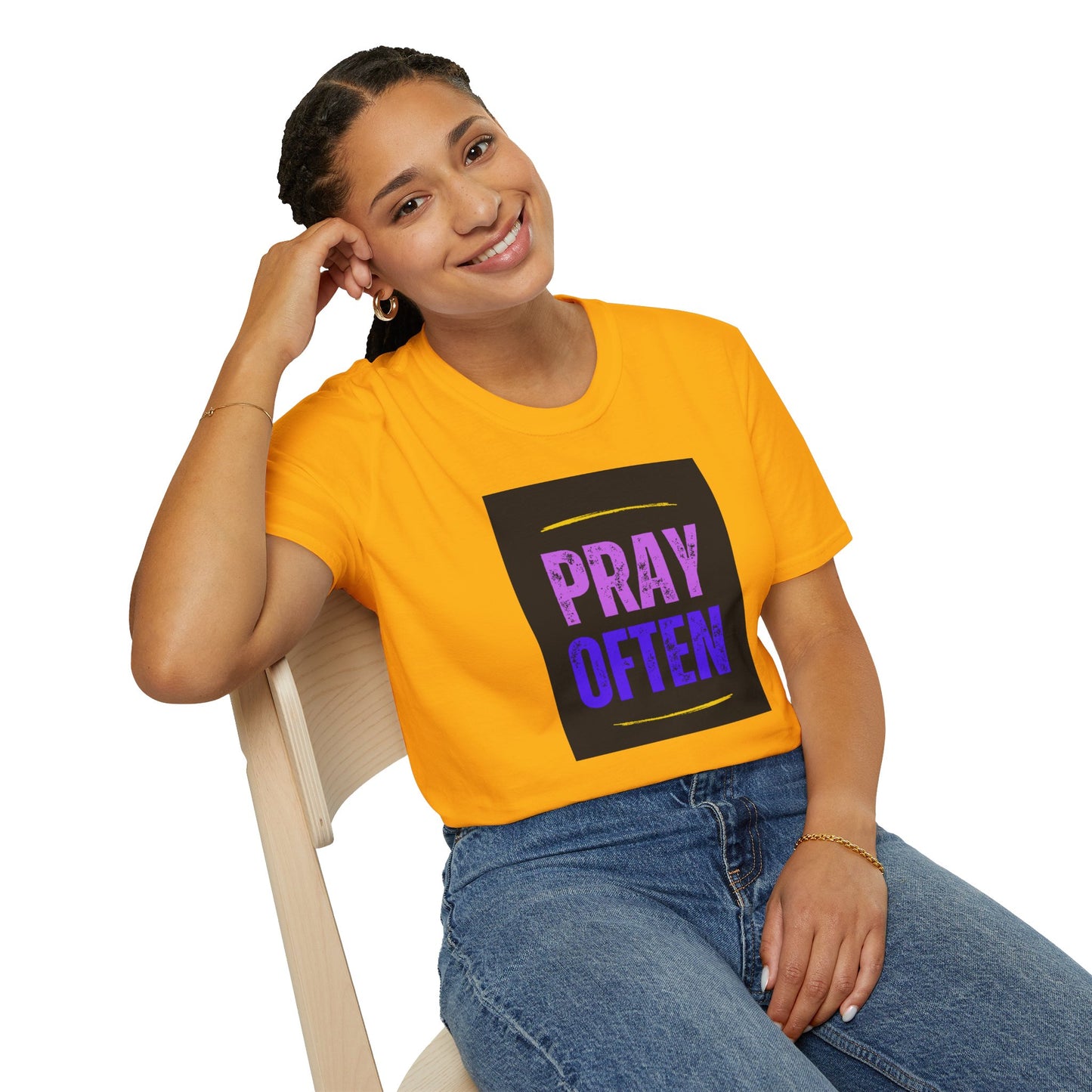 Pray Often Unisex Softstyle Tee
