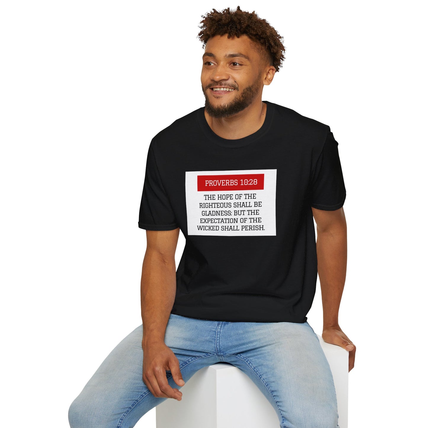 Unisex Proverbs 10:28 Tee