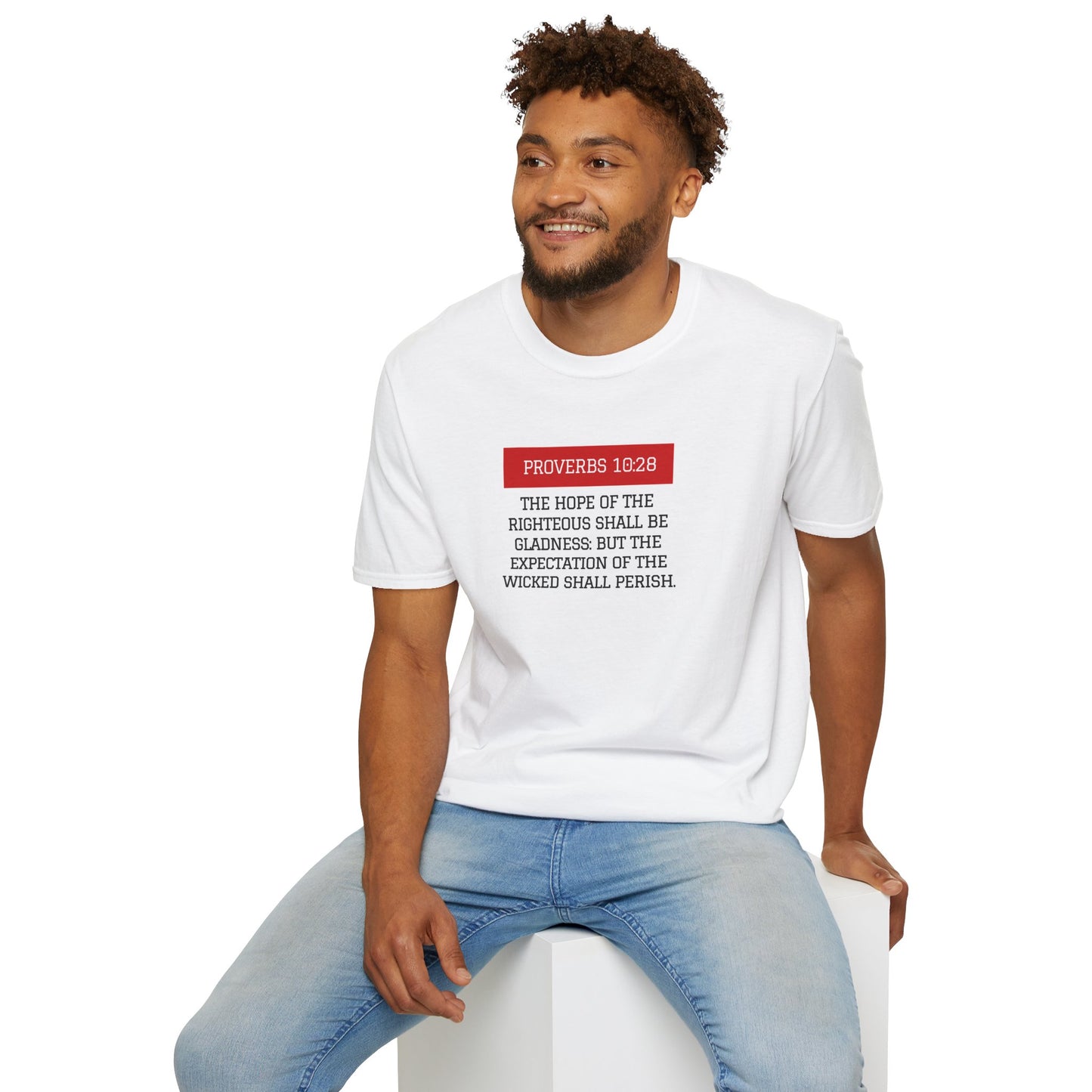 Unisex Proverbs 10:28 Tee
