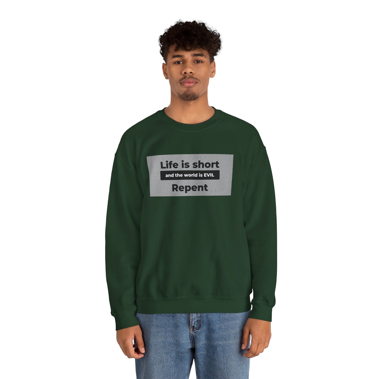 Life is Short Crewneck Sweatshirt - Unisex