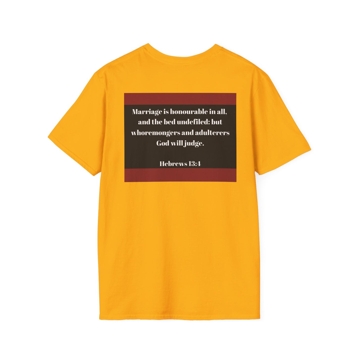 Marriage is Honorable Unisex Softstyle Tee