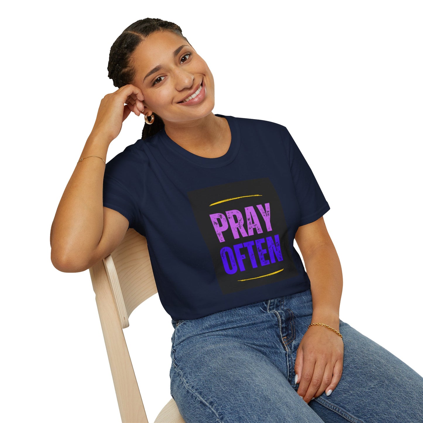 Pray Often Unisex Softstyle Tee