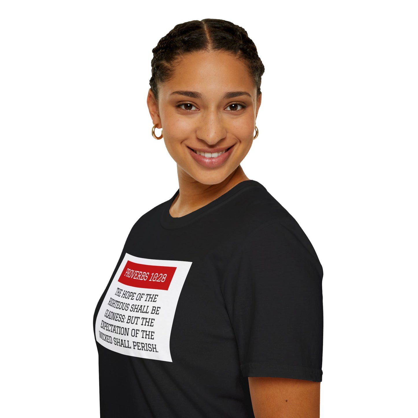 Unisex Proverbs 10:28 Tee