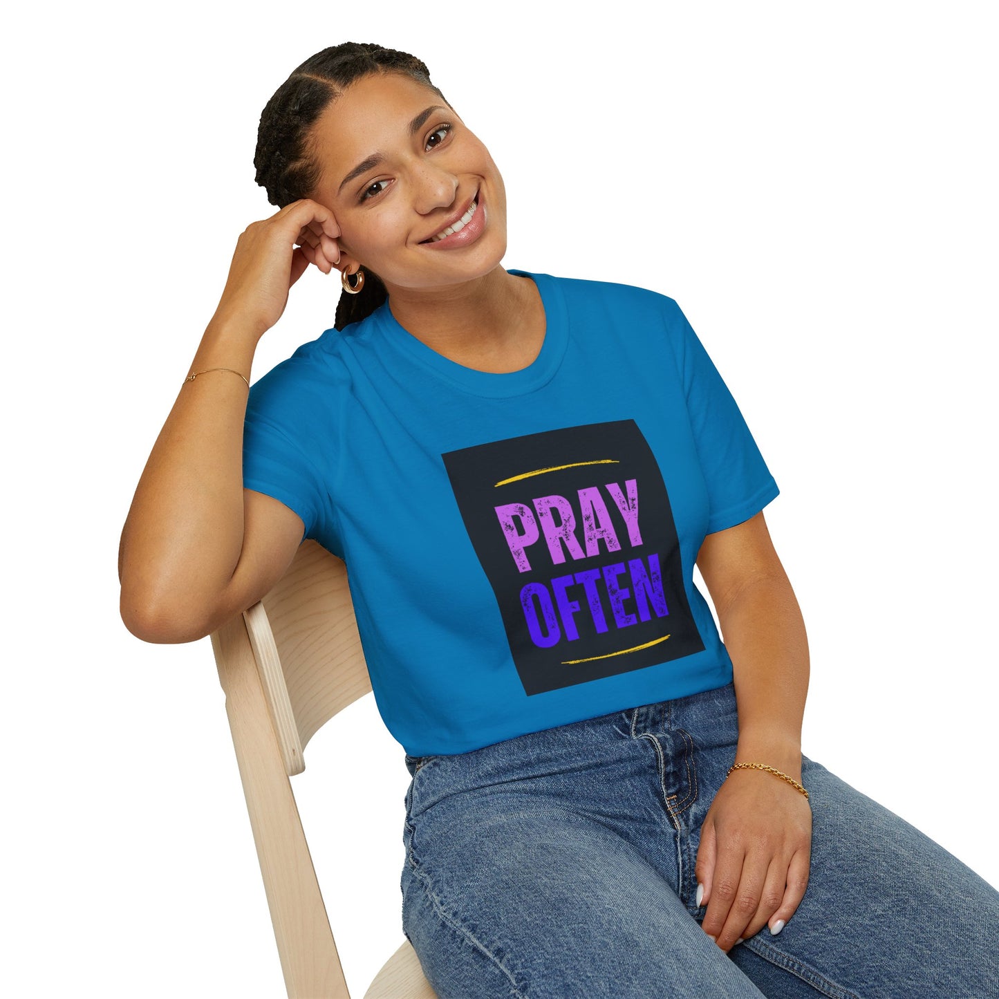 Pray Often Unisex Softstyle Tee