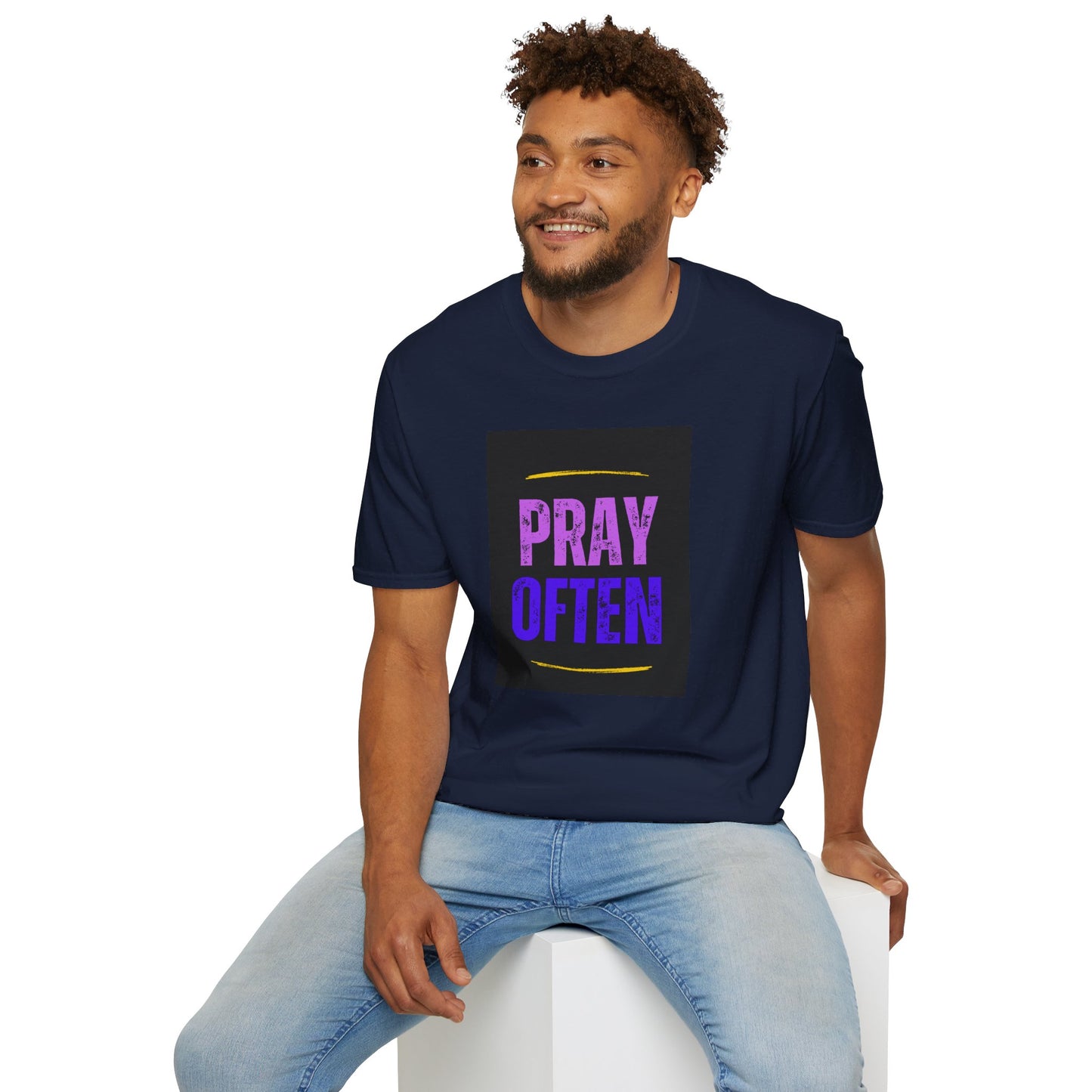 Pray Often Unisex Softstyle Tee
