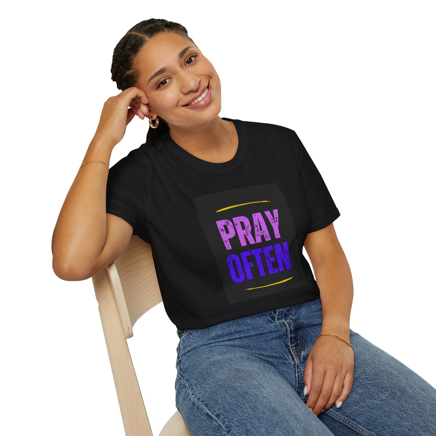 Pray Often Unisex Softstyle Tee