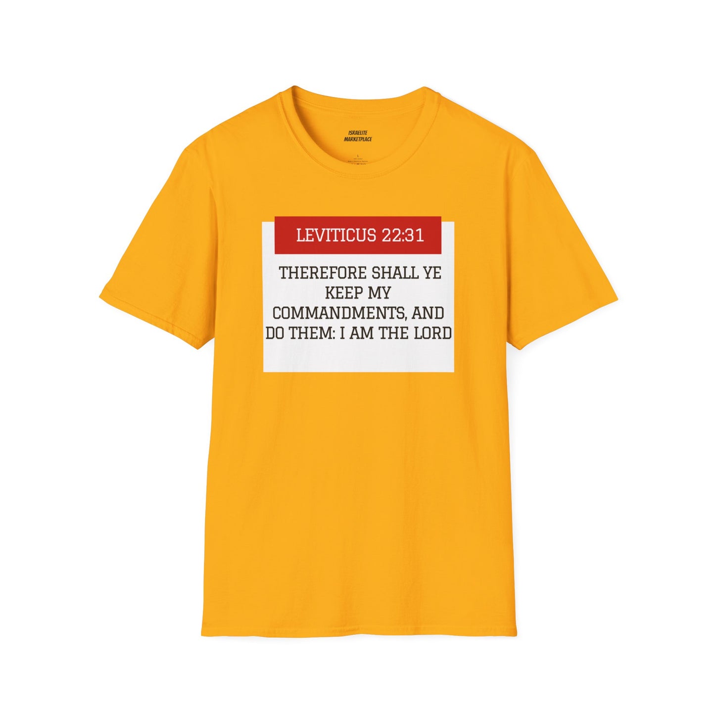 Unisex Leviticus 22:31 Tee