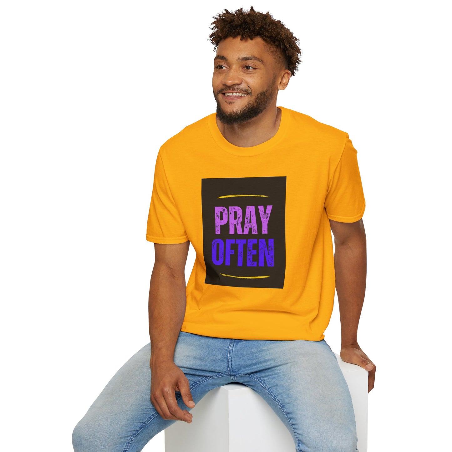 Pray Often Unisex Softstyle Tee