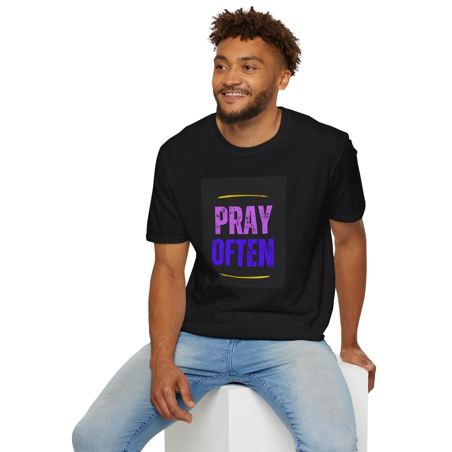 Pray Often Unisex Softstyle Tee