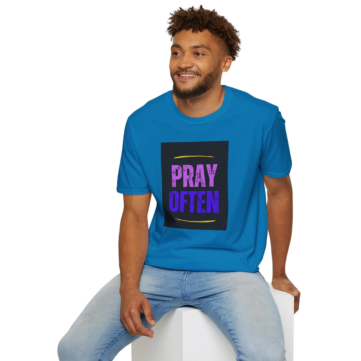 Pray Often Unisex Softstyle Tee