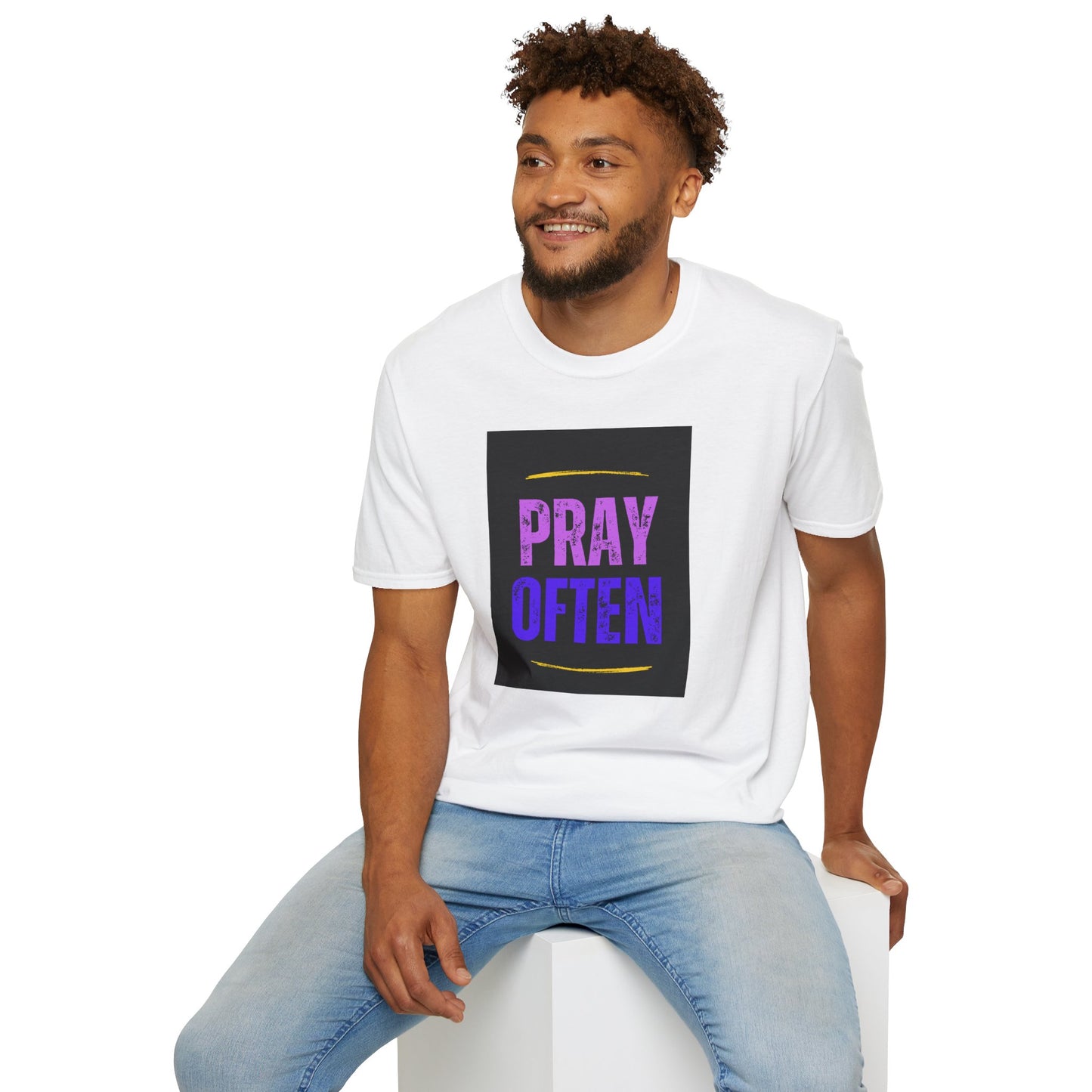 Pray Often Unisex Softstyle Tee